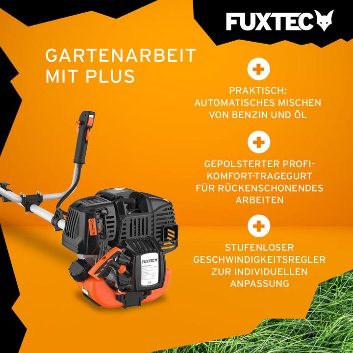 Produktbild Fuxtec FX-4MS131 4-Takt Motorsense (Trimmfaden, Metallschneideblatt)