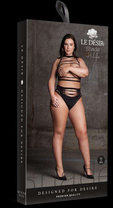 Actual product image Le Désir Helike XLV - Two Piece with Crop Top and Pantie - Plus Size (One size)