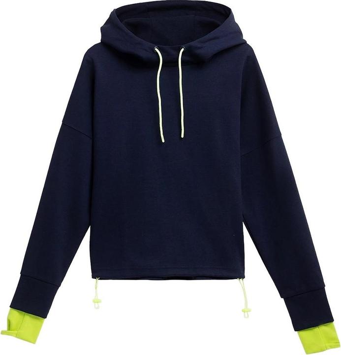Actual product image 4F Ladies' sweatshirt navy blue H4L21 BLD025 31F S (S)