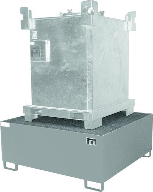 Produktbild kaiserkraft Stahl-Auffangwanne für Tankcontainer (1000 l)