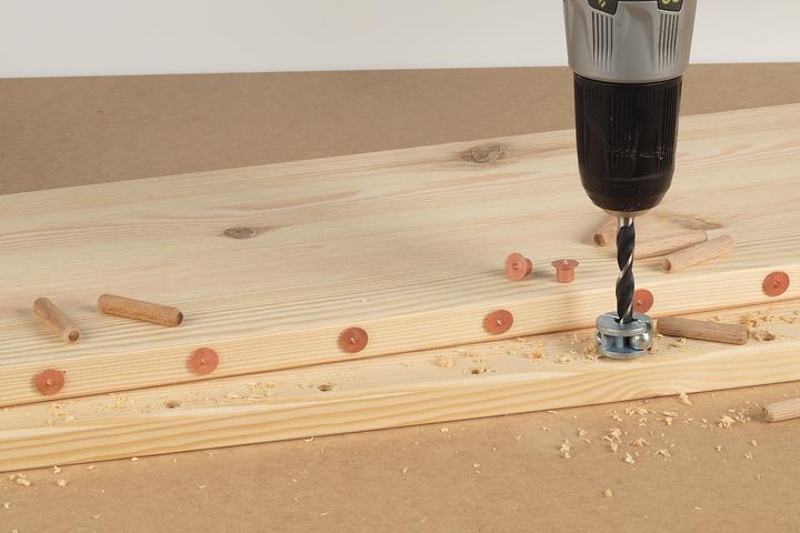 Produktbild wolfcraft wolfcraft 4 Dübelfix ø8mm (4 Stk.)