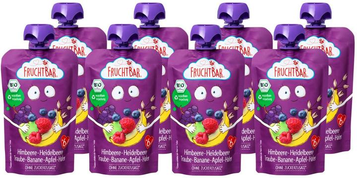 Immagine prodotto Fruchtbar Sacchetto di frutta e avena 8x 100 g (800 g)