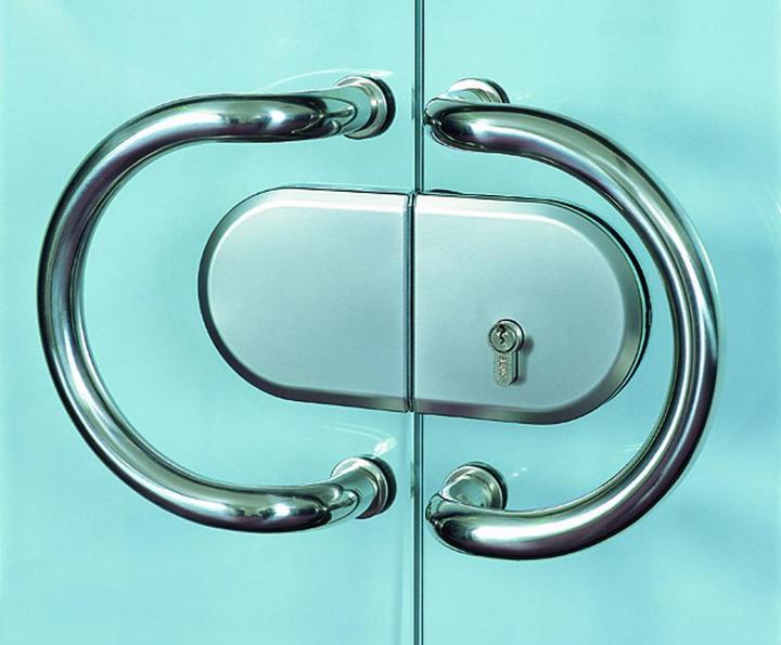 Actual product image HAWA Sliding door lock for all-glass sliding doors -Toplock