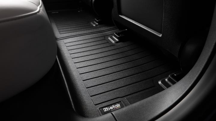 Image du produit 2befair Kit de tapis tous temps pour l'intérieur de la Tesla Model 3 (2 tapis avant + 2 tapis arrière)