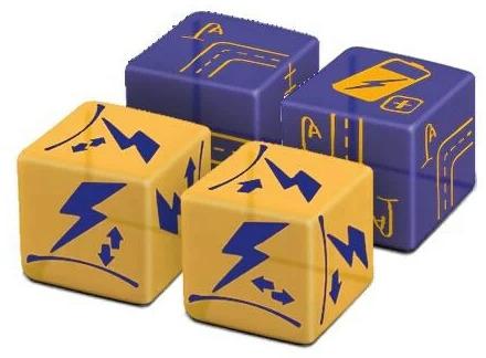 Actual product image Fata Morgana Family Game Railroad Ink: Electricity Expansion (German)