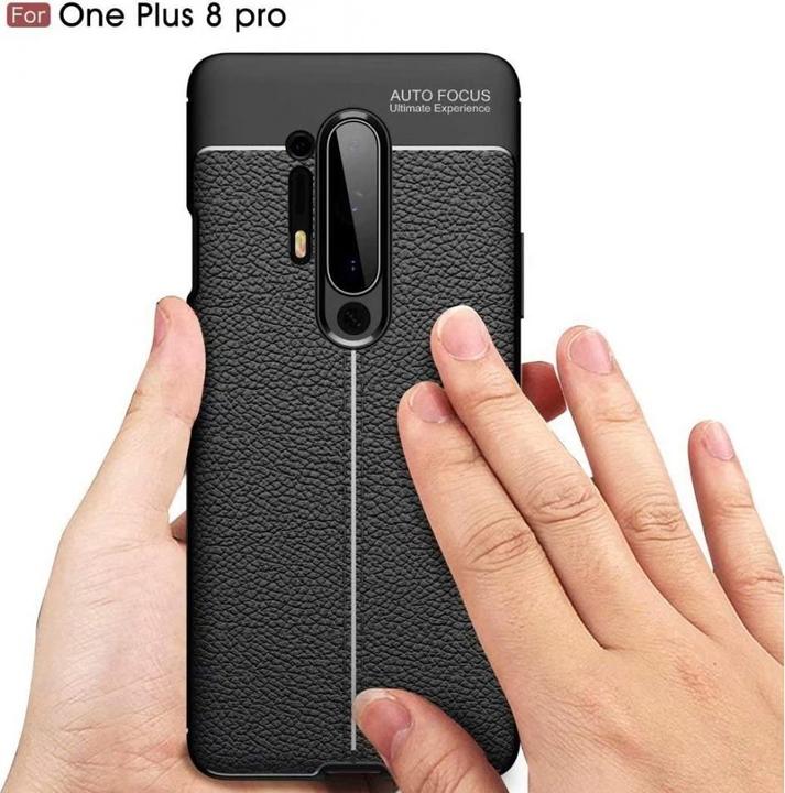 Actual product image Screenguard OnePlus 8 Pro Sleeve Leather Design TPU Cover (OnePlus 8 Pro)