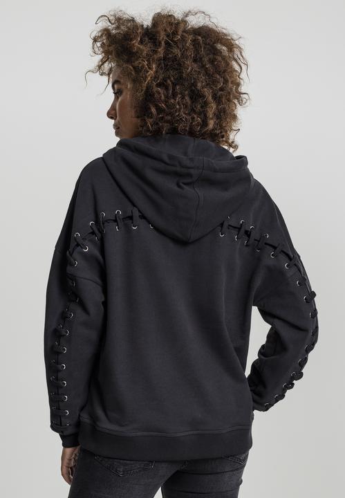 Immagine prodotto Urban Classics Felpa con cappuccio da donna allacciata (XS)