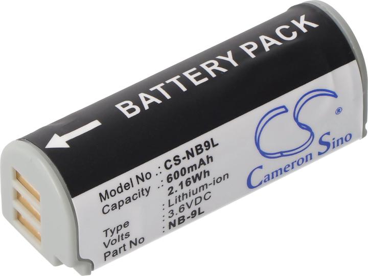 Image du produit AccuCell Batterie Canon NB-9L, Canon IXUS 1000 HS (Batterie)