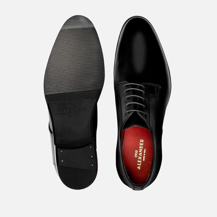 Actual product image Alexander 1910 Derby Montenapoleone - Black Smooth Calf (40)