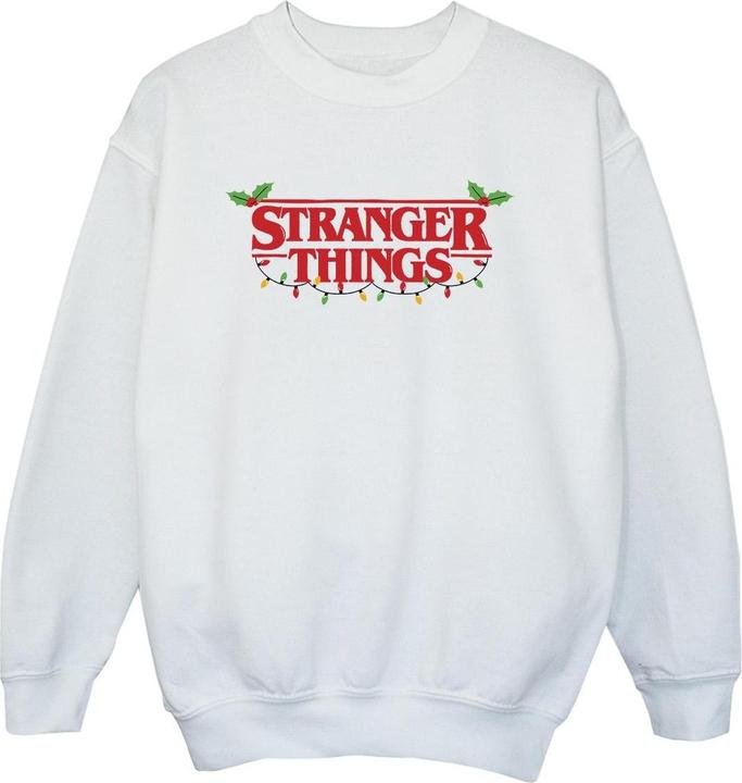 Netflix Stranger Things Christmas Lights Sweatshirt Jungen