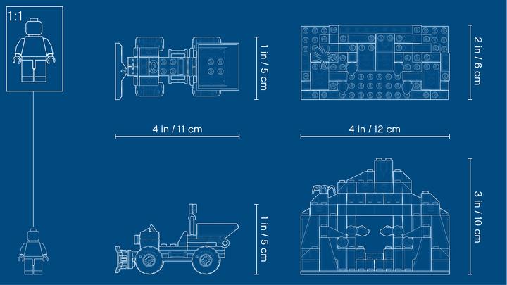 Actual product image LEGO Heavy drilling equipment for mining (60186, LEGO City)