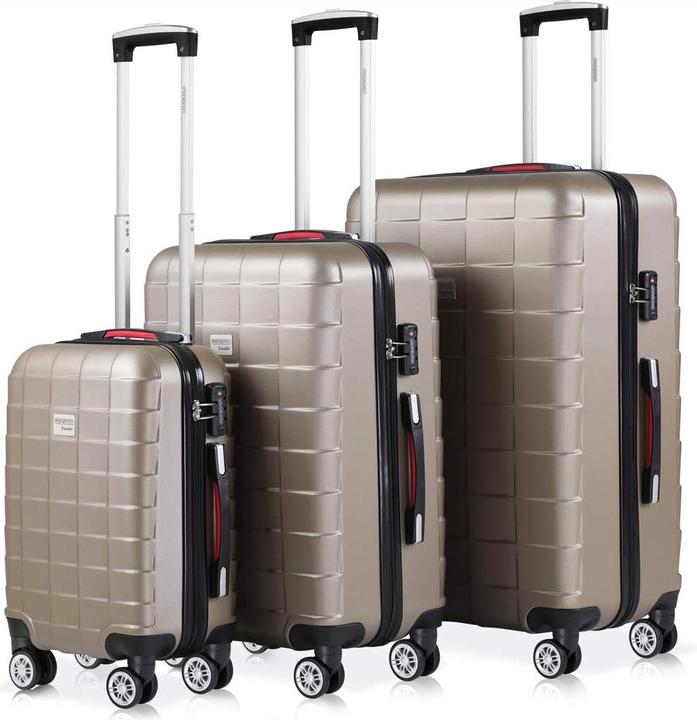 Actual product image Monzana Set of 3 suitcases (105 l, M (50 - 90l), L (90 - 115l), XL (from 140l))