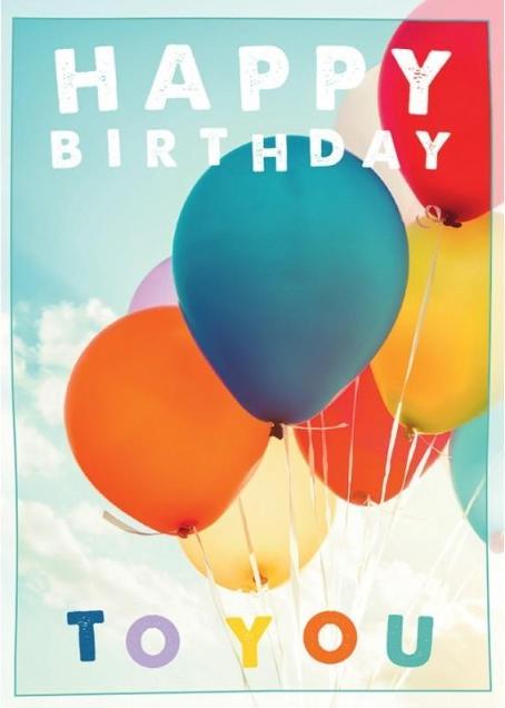 Immagine prodotto Cart Biglietto di compleanno Buon compleanno a te - Maxi biglietto A4