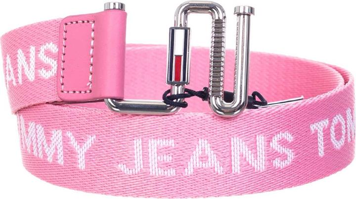 Produktbild Tommy Hilfiger Tommy Jeans Damen TJW Essential Webbing Belt Gürtel, Fresh Pink, 80 cm (80)