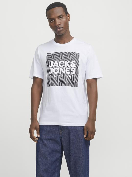 Immagine prodotto Jack & Jones Confezione da 3 pezzi di maglietta stampata a girocollo (L)