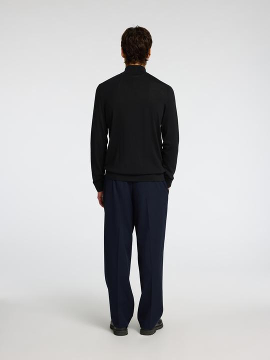 Actual product image Selected Homme Slhtray Ls Knit Merino Half Zip Noos (L)