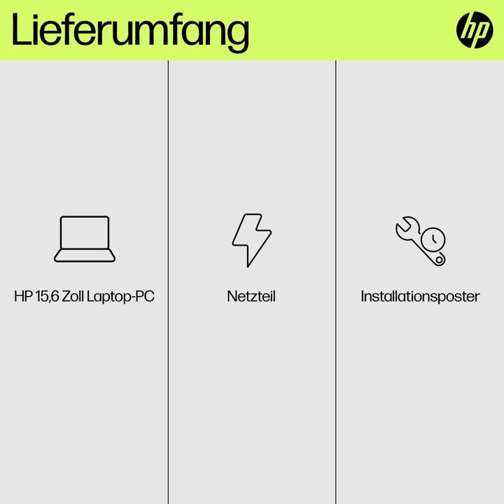 Produktbild HP 15-fd0054ng (15.60", Intel Core i5-1334U, 16 GB, 512 GB, DE)