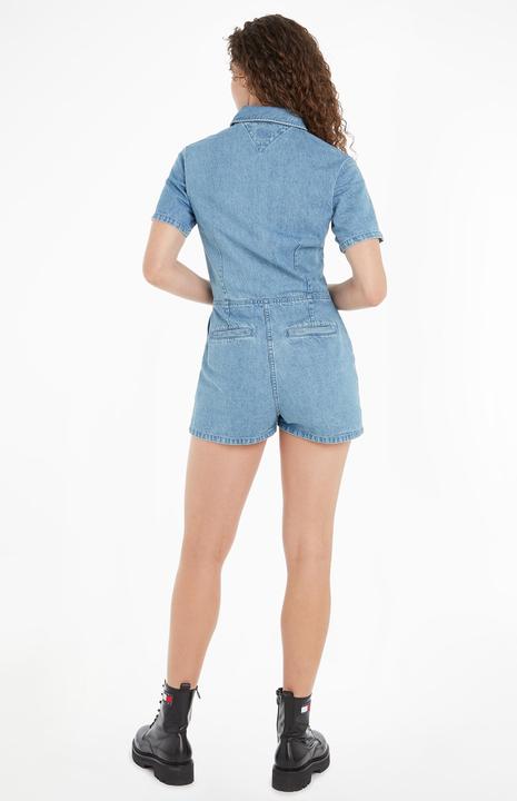 Actual product image Tommy Hilfiger Tjw Badge denim playsuit for women (XS)