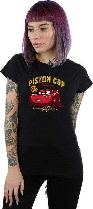 Actual product image Disney Womens/Ladies Cars Piston Cup Champion Cotton T-Shirt (M)