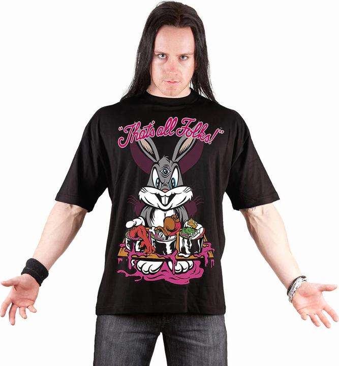 Immagine prodotto Spiral Evil Bunny Maglietta Bugs Bunny Looney Tunes Adulto Unisex (S)