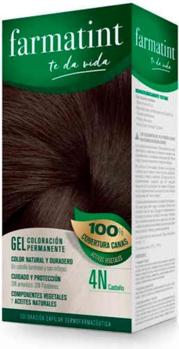 Actual product image Farmatint Permanent Color Gel 4n Brown 150ml (4N)