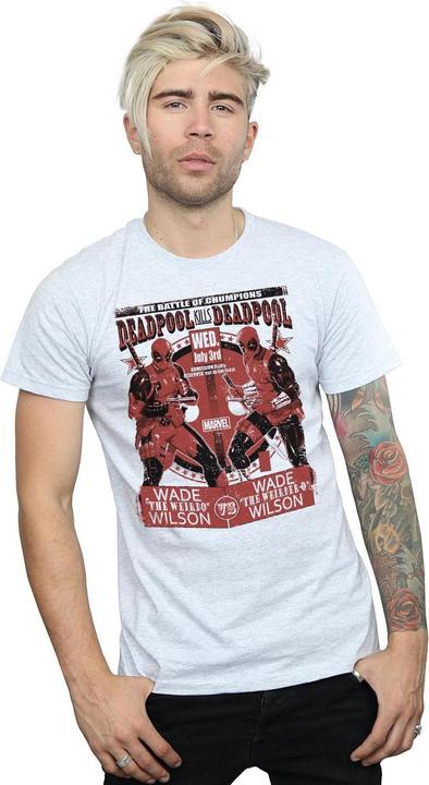 Actual product image Mens Deadpool Vs Deadpool T-Shirt (M)