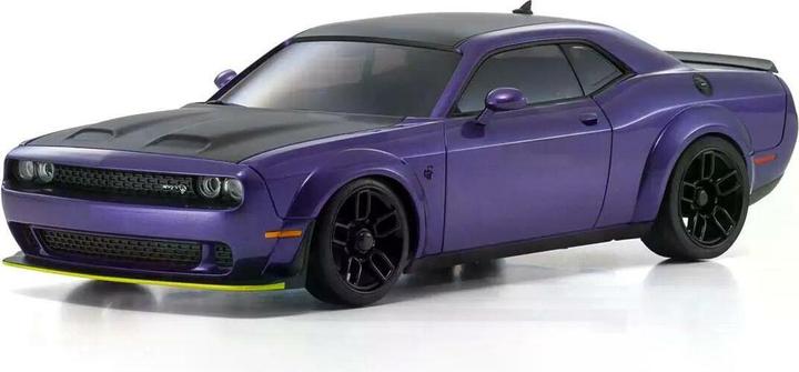 Immagine prodotto Kyosho Mini-Z Dodge Challenger SRT Hellcat AWD Viola, ARTR, 1:27 (ARR Quasi lettura a corredo)