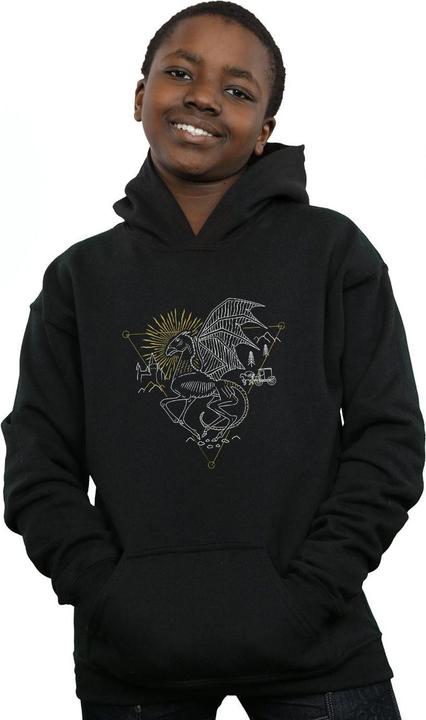 Produktbild Thestral Line Art Kapuzenpullover Jungen (140, 146)