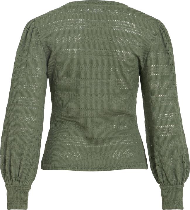 Actual product image Vila Round neck top with long sleeves (S)