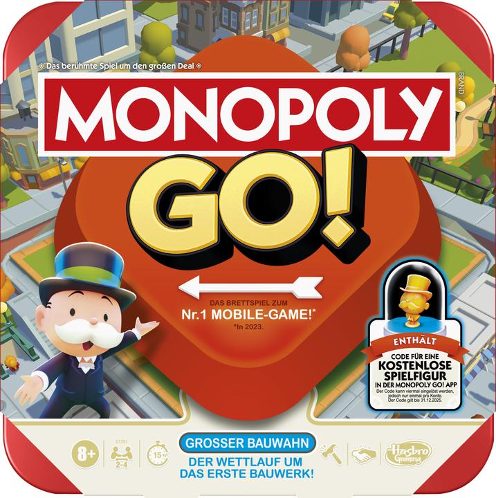 Actual product image Hasbro Monopoly Go (German)