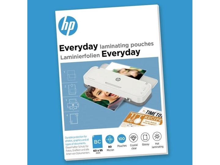 Image du produit HP Film de plastification Everyday pour cartes de visite 80 µm, brillant (60 x 95 mm, 100 pièce(s), 80 µm)