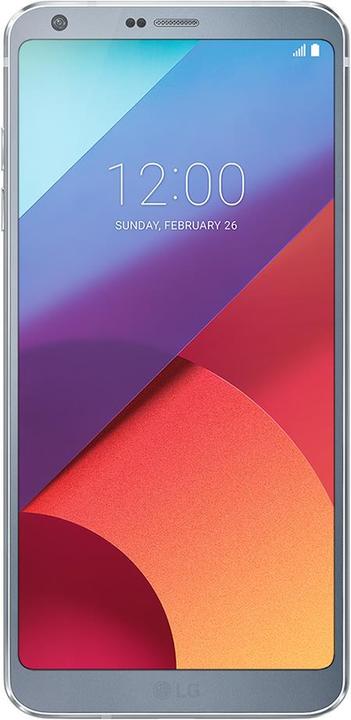 Actual product image LG G6 (64 GB, Ice Platinum, 5.70", Hybrid Dual SIM, 13 Mpx, 4G)