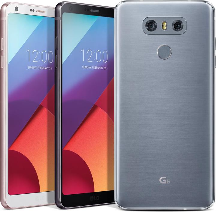 LG G6 (32 GB, Mystic White, 5.70", Single SIM, 13 Mpx, 4G)