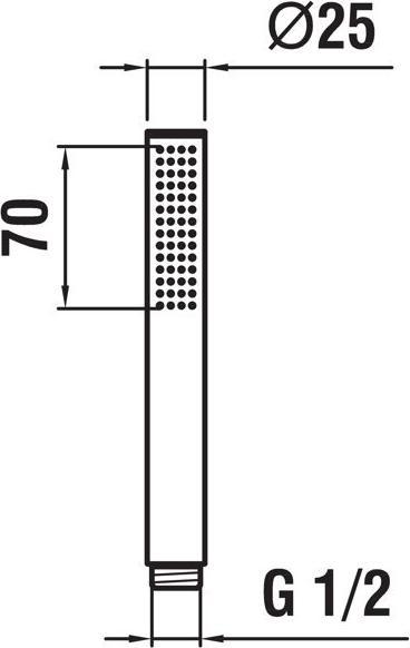 Produktbild Laufen Twinstick (1 Strahlarten, 8.50 l/min)