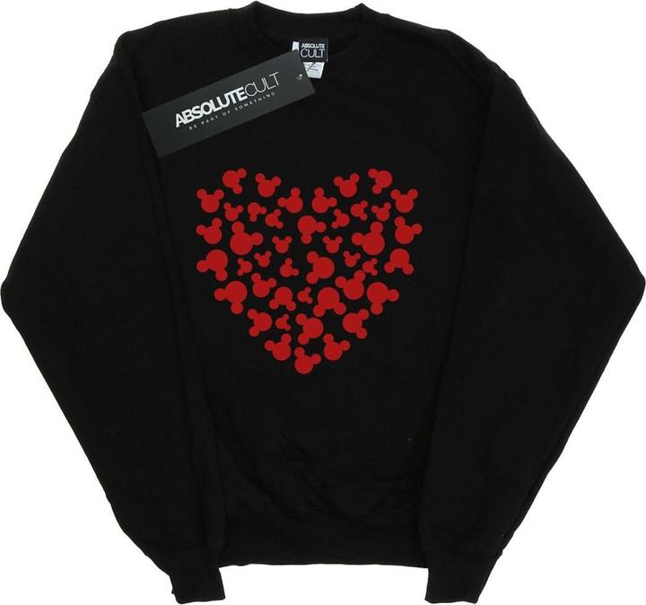Immagine prodotto Disney Mickey Mouse Heart Silhouette Felpa Ragazzi (116)