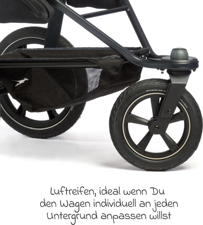 Actual product image TFK Kinderwagen 3 in 1 3in1 Kombi-Kinderwagen-Set Pro mit Luftreifen