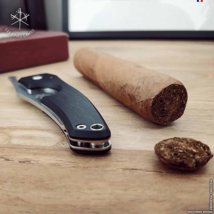 Produktbild Les Fines Lames Zigarrenmesser Le Petit Ebony (CC0201002) (1 x)