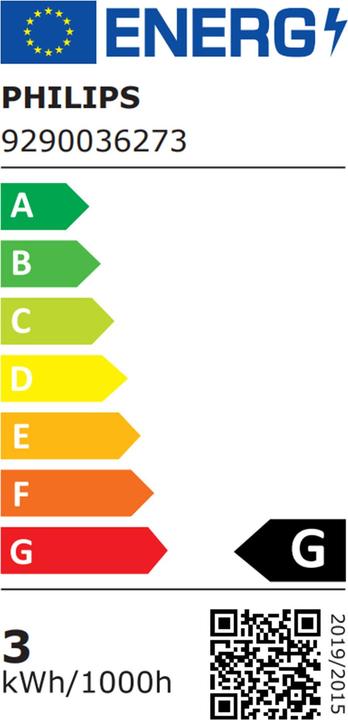 Energie-Label Philips Amber (E14, 3 W, 250 lm, 1 x, E)