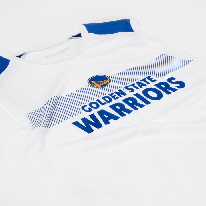 Image du produit Tarmak Maillot de basket sans manches femmes/hommes - NBA Golden Warriors 500 blanc (XXL)