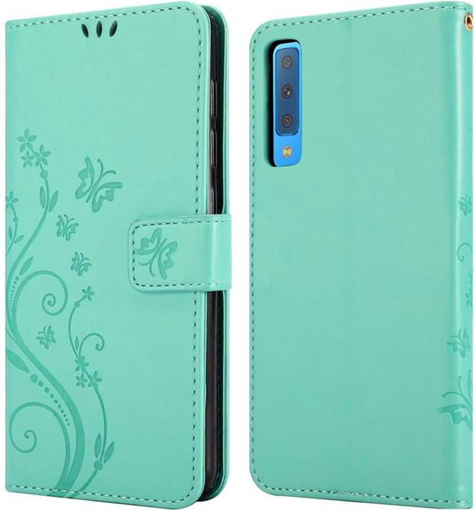 Productafbeelding Cadorabo Bloemen Boekomslag (Samsung Galaxy A7 (2018))