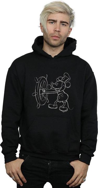 Image du produit Disney - Sweat à capuche MICKEY MOUSE STEAMBOAT SKETCH - Homme (XL)