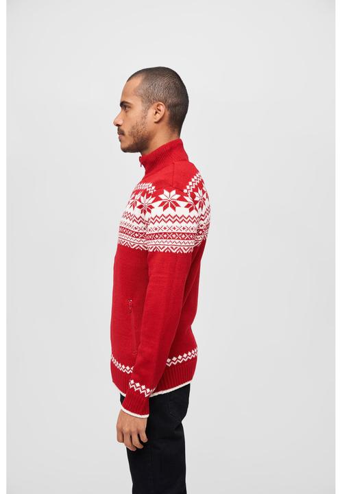 Image du produit Brandit Cardigan norvégien taille 4XL couleur rouge (4XL)