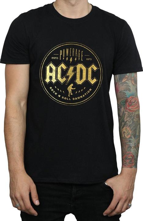 Actual product image AC/DC Mens Rock N Roll Damnation T-Shirt (XXL)