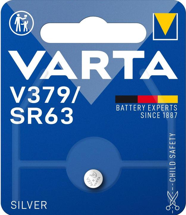 Actual product image Varta Watch V379 (1 pcs., SR63, 15 mAh)