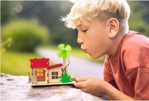 Actual product image PhänoMINT wind turbine kit