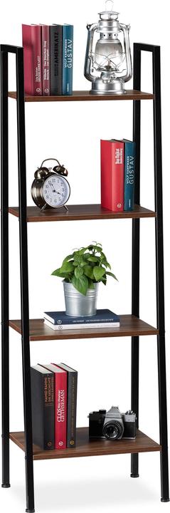 Immagine prodotto Relaxdays Scaffale da terra con 4 mensole (44 x 31,5 x 136 cm)