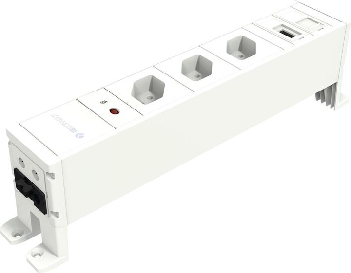 Immagine prodotto IB Connect Unità di presa CUBO bianca 3x tipo 13 1x RJ45 1x HDMI (3 x, RJ45, HDMI, Tipo 13, 0.33 m)