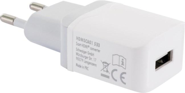 Immagine prodotto Schwaiger Convertitore di connessione da HDMI a Scart (Digitale -> Analogico)
