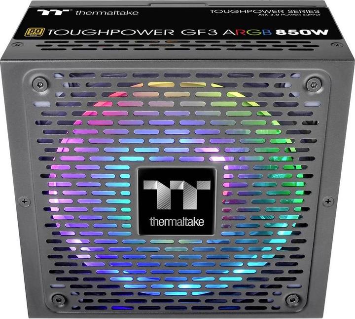 Image du produit Thermaltake ToughPower GF3 ARGB 850W EU Gold Alimentation ATX 3.0 80+ Gold PCle 5.0 (850 W)