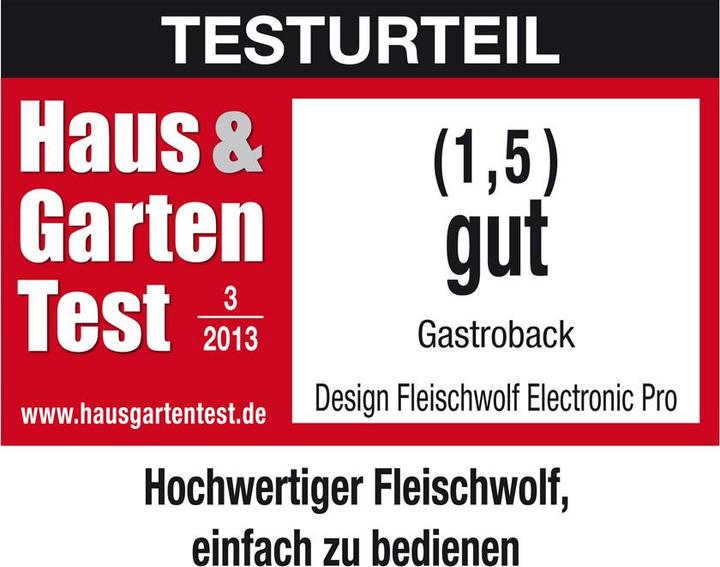 Image du produit Gastroback Design Electronic Pro